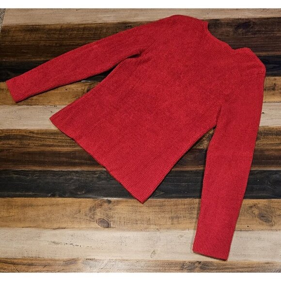 Talbots Red V-Neck Sweater - Picture 2 of 7